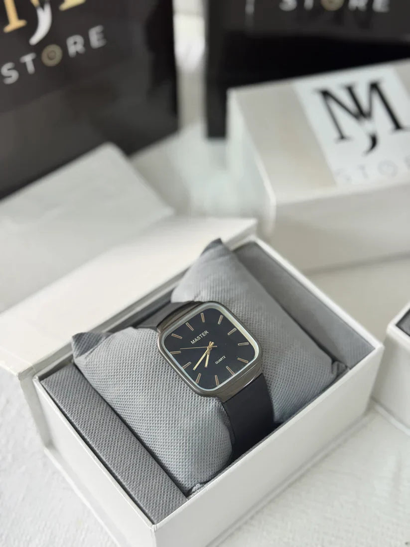 Master Quartz Silicon Strap Watch – Casual & Formal Wear