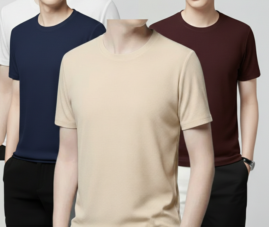 Pack of 3 Premium T-Shirt for Men | Regular Fit Casual Wear