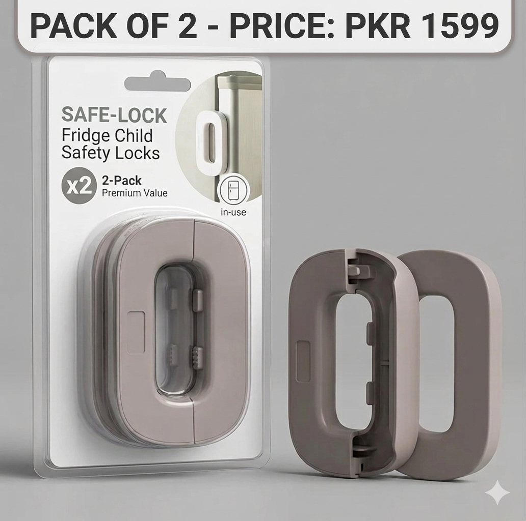 Multifunctional Fridge Door Drawer Lock, Household Refrigerator Lock, Baby Security Cabinet Lock
