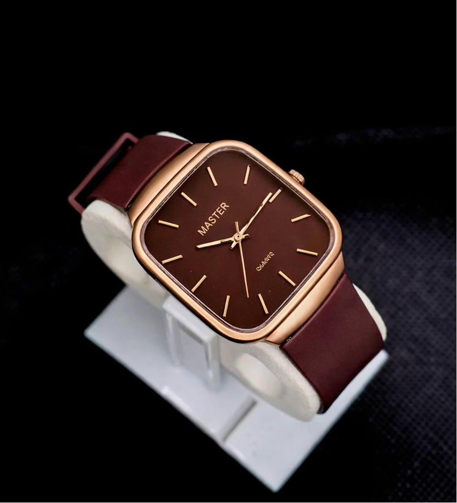 Master Quartz Silicon Strap Watch – Casual & Formal Wear