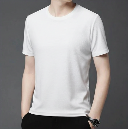 Premium Cotton T-Shirt for Men – White | Regular Fit Casual Wear