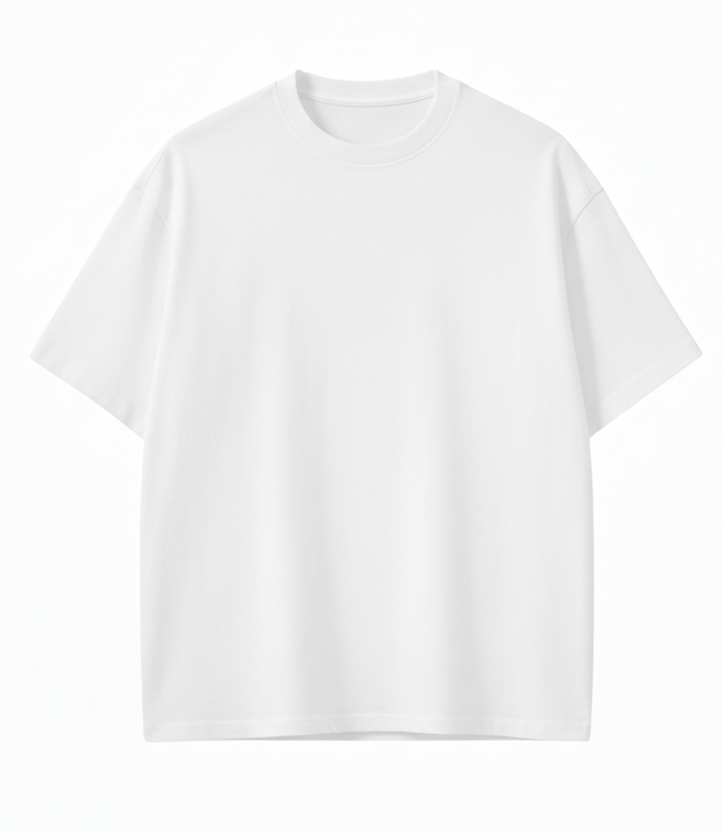 Premium Cotton T-Shirt for Men – White | Regular Fit Casual Wear