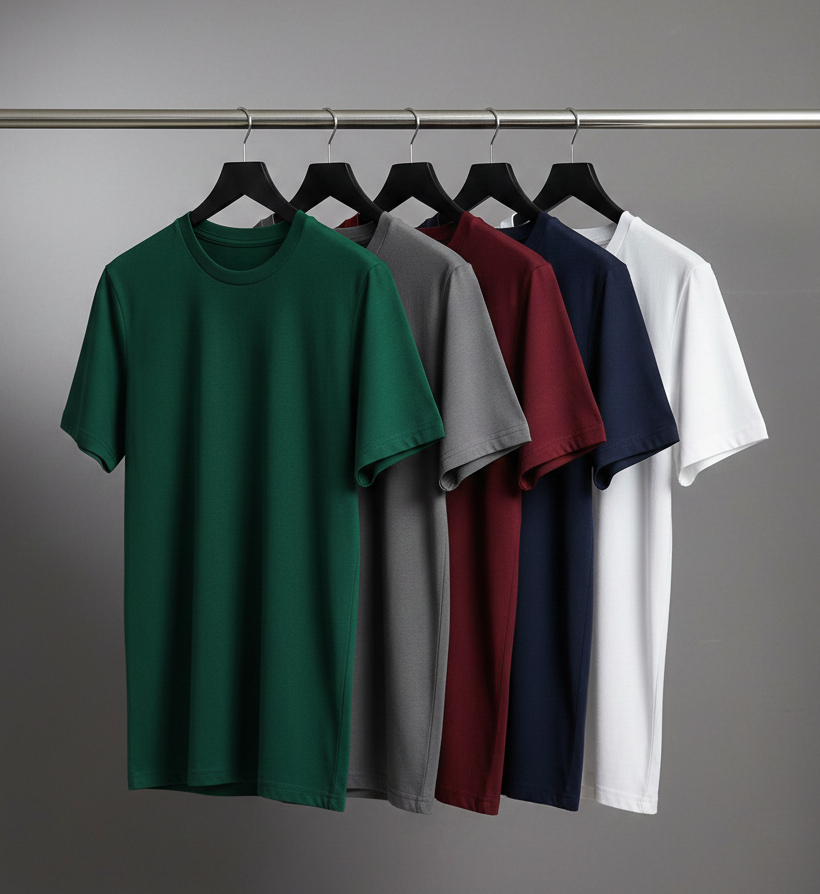 Pack of 7 Premium T-Shirt for Men | Regular Fit Casual Wear