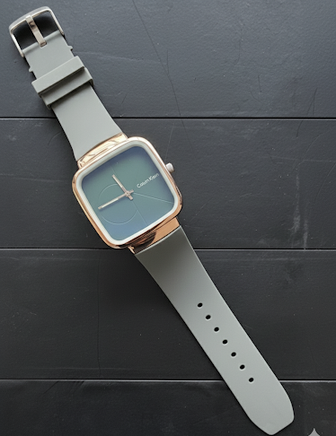 Pack of 2 CK Square Dial Silicone Strap Watch – Casual | Formal