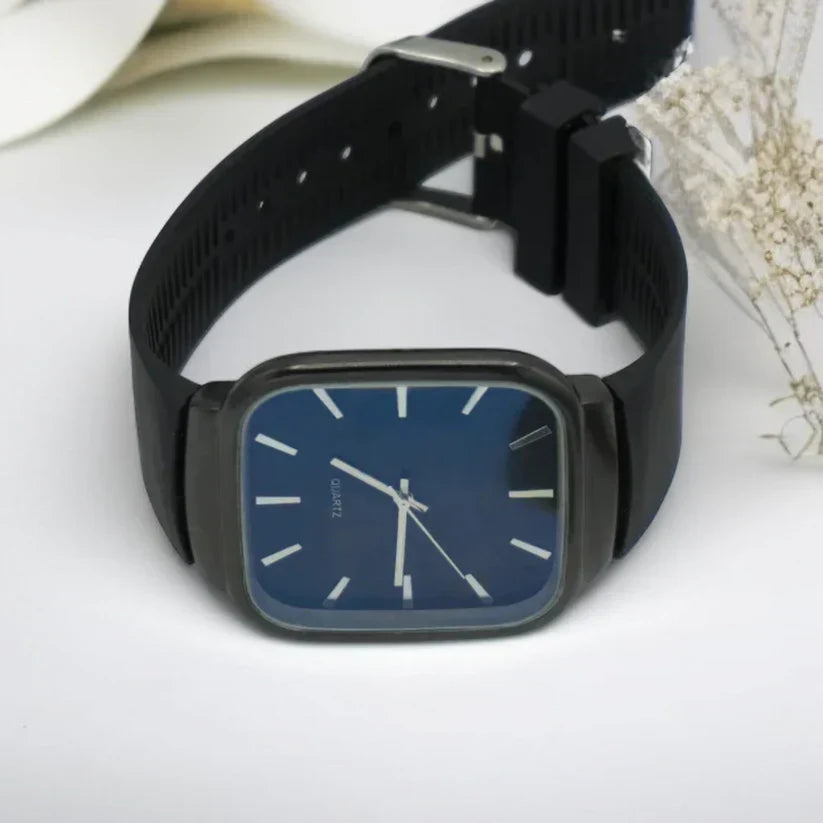 Pack of 3 Master Quartz Silicon Strap Watch | Casual & Formal Wear