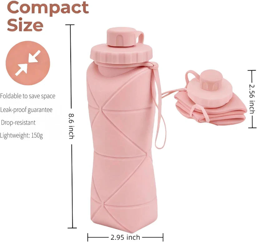 Foldable Water Bottle (600ml)