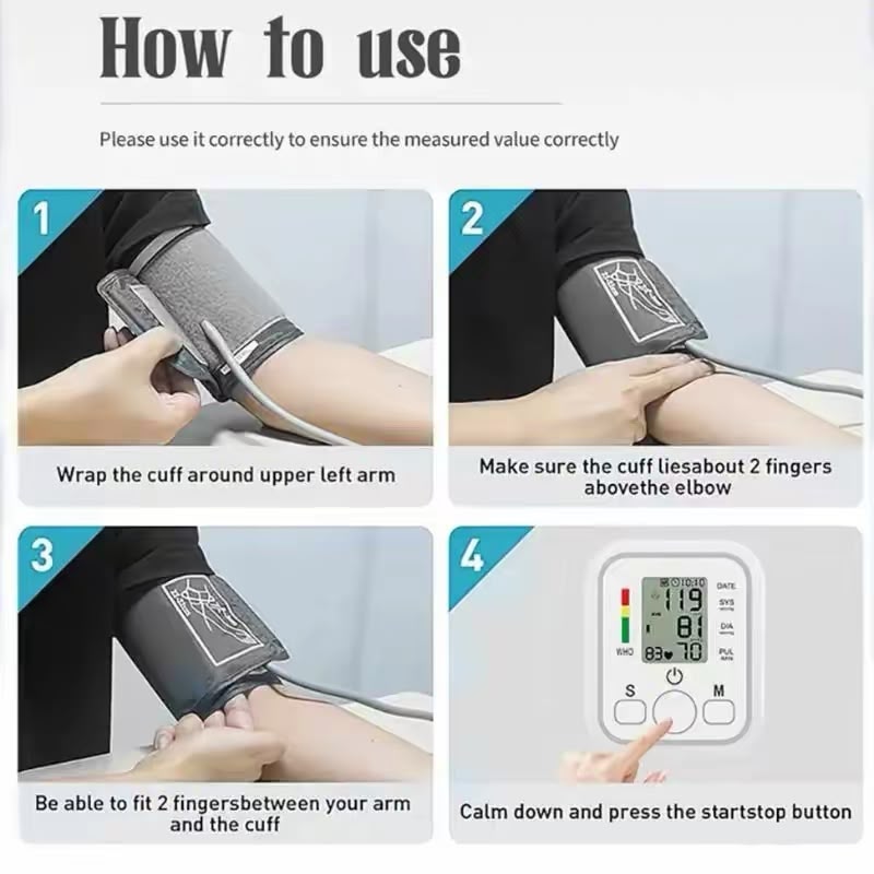 Digital Blood Pressure Monitor | BP Measurable Tool