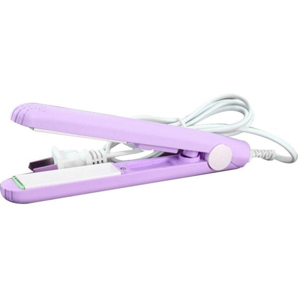 Mini Portable Hair Straightener & Curler (Random Colour)